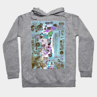 Urban Street Design City Sticker Style Hoodie